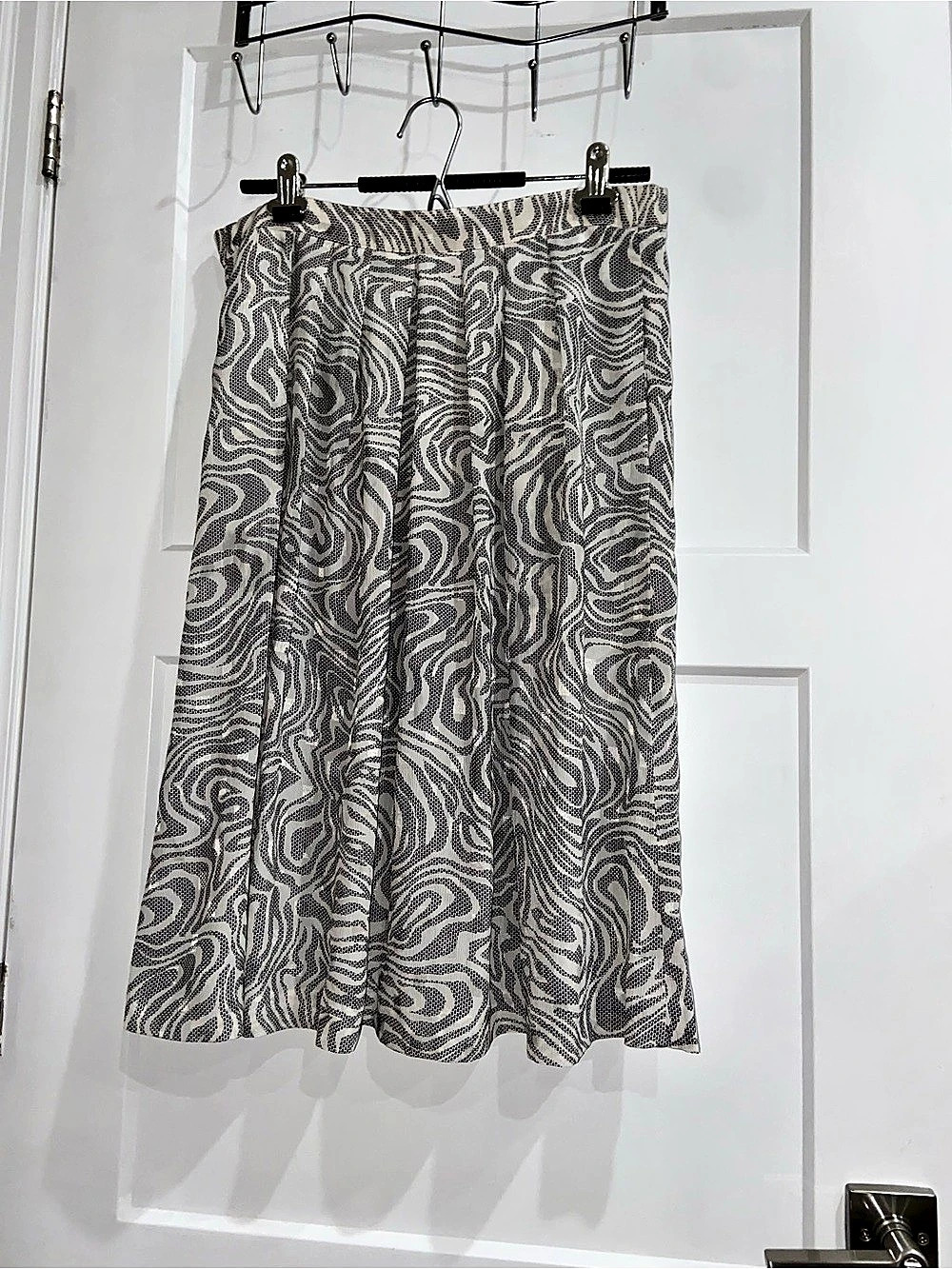 Elite Animal Print Midi Skirt Size 12 Like New
